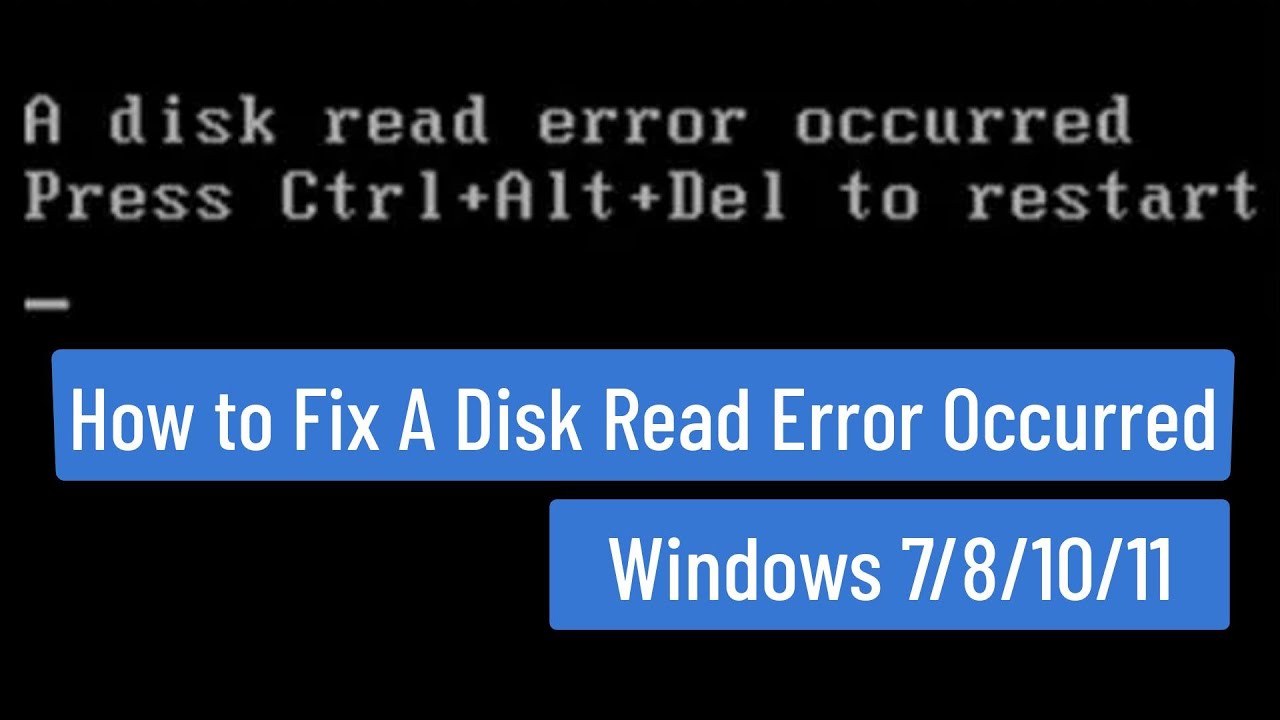 Как исправить ошибку чтения диска в Windows 7/8/10/11