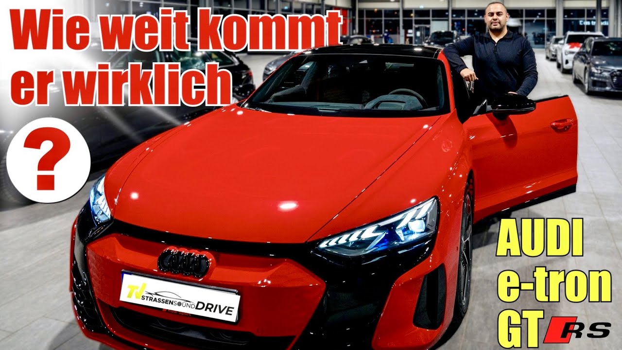 RS Audi e-tron GT Reichweitentest ⚡ Wie weit kommt das E-Auto wirklich❓