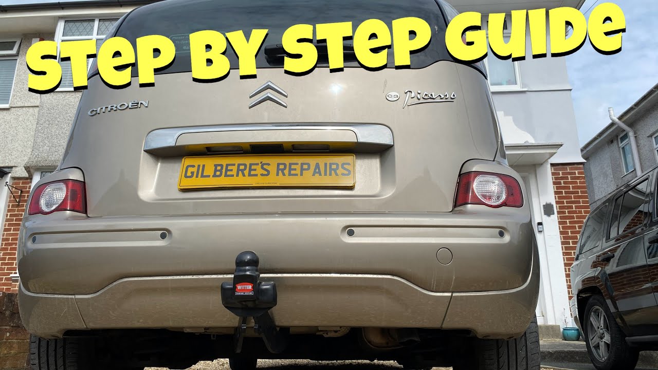 Citroen C3 Picasso Towbar Fitting Instructions