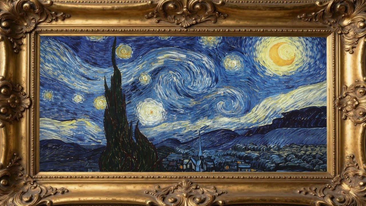 TV ART | The Starry Night – Framed in Time | No Music