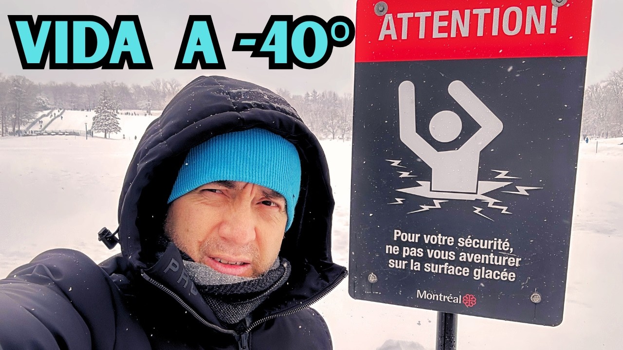 ¿Te ATREVES a VIVIR aquí? Montreal BAJO la NIEVE