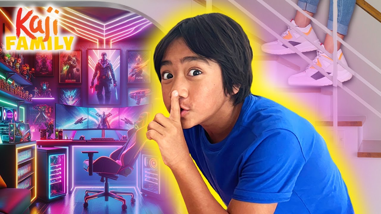 I Built A SECRET ROOM! No Parents Allowed!