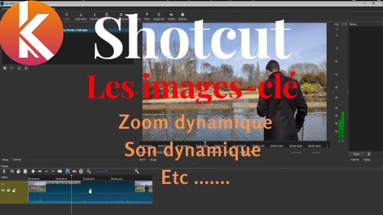 Le montage Vidéo avec le logiciel Gratuit Shotcut | Les images-clé (Zoom dynamique etc...) | Tuto #3