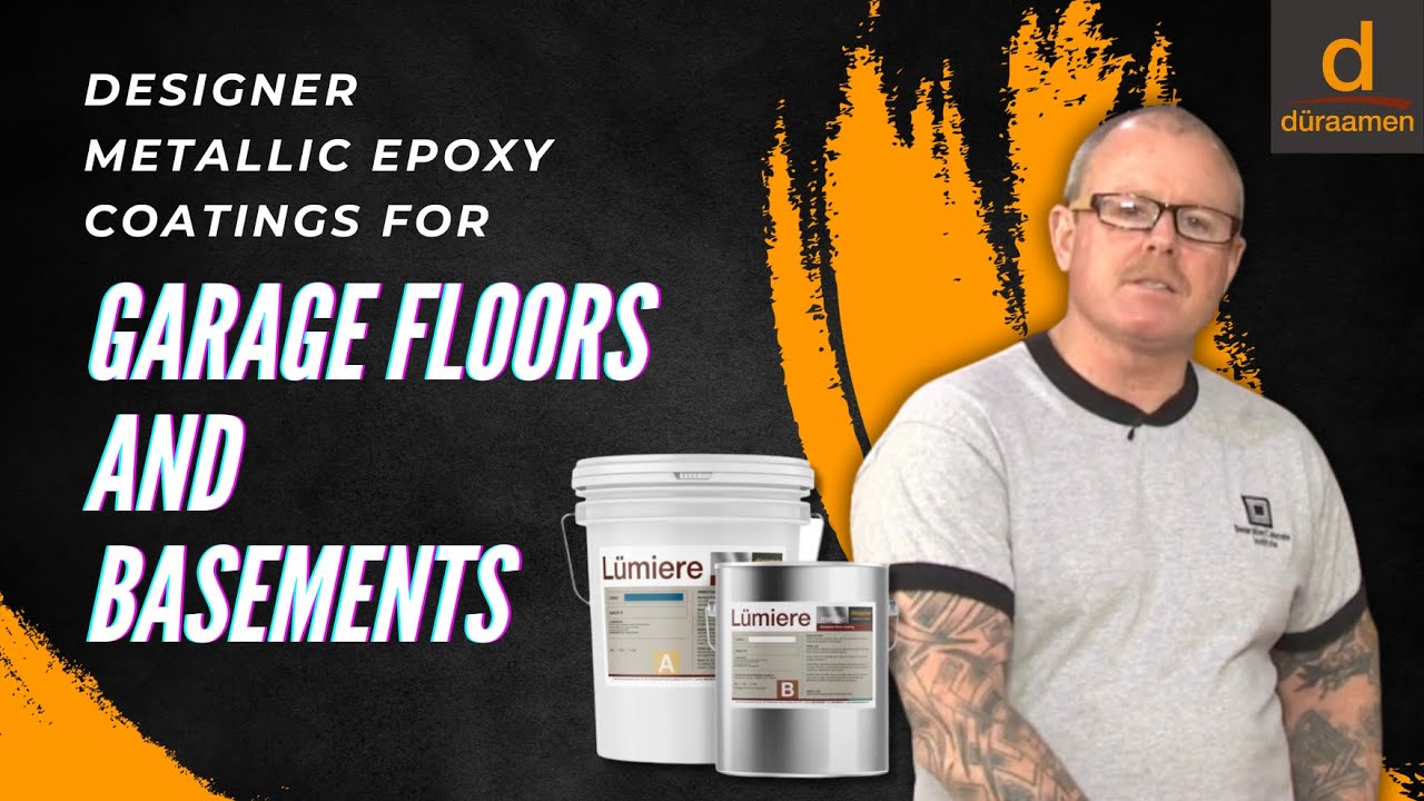 Designer Metallic Epoxy Coatings for Garage Floors and Basements