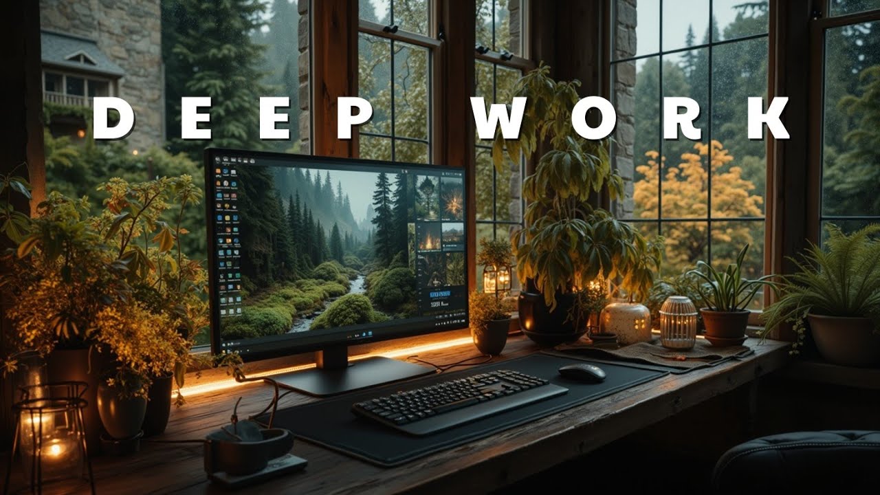Deep Focus Concentration Music ~ Forest Ambience | Study Work Productivity Zen