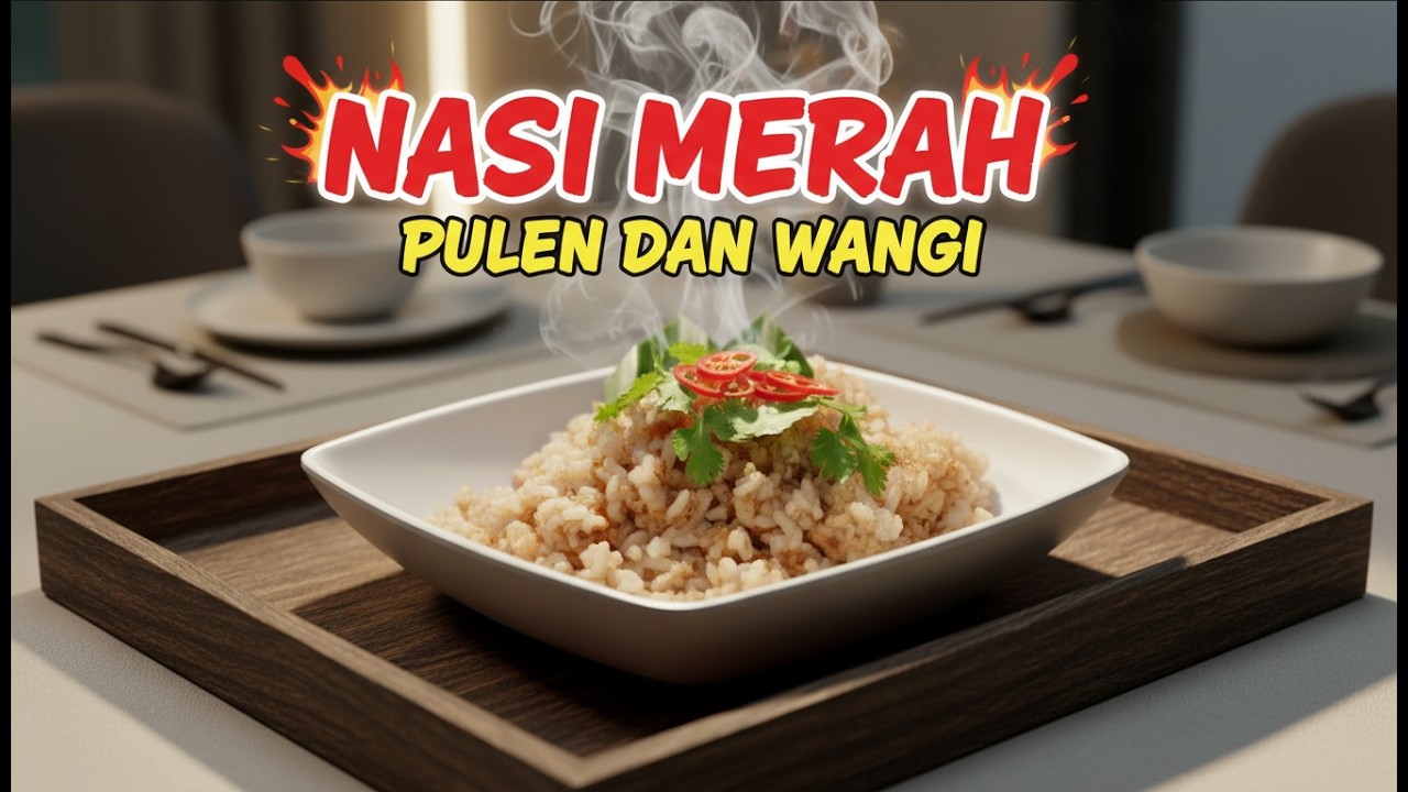 CARA MEMASAK BERAS MERAH AGAR PULEN DAN WANGI