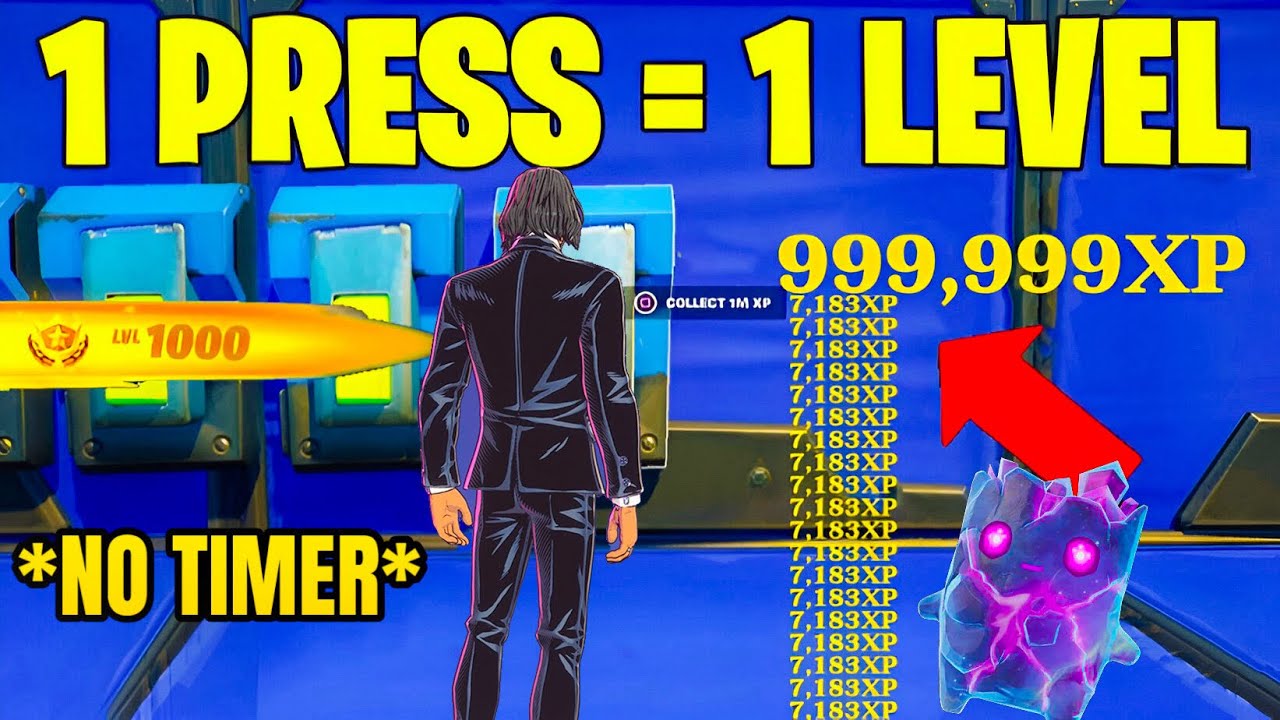 INSANE *EASY* Fortnite *AFK* XP GLITCH! (950k a Min!) Not Patched! 🤩😱