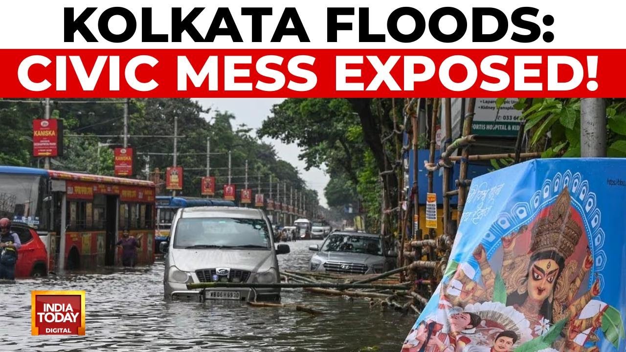 Kolkata Waterlogged: Political Storm As BJP Holds Mamata Banerjee Govt Responsible For Deaths