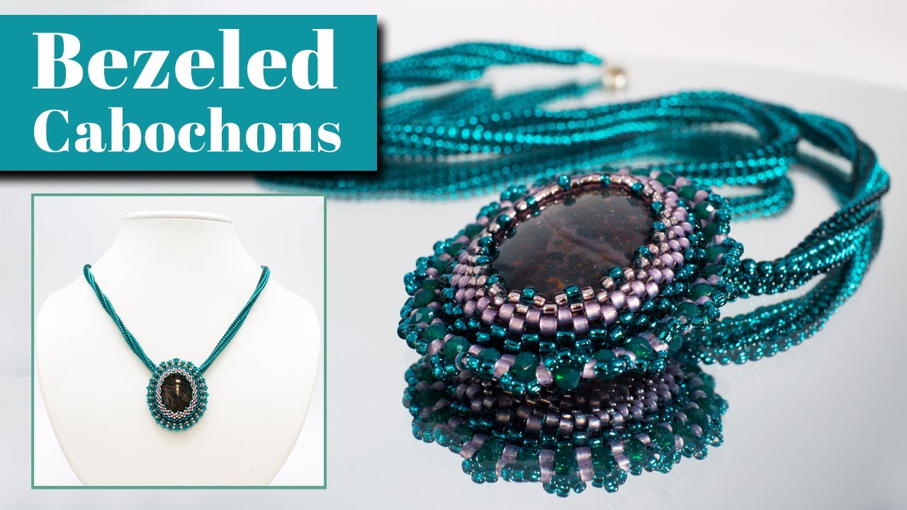 How to Bezel a Gemstone Cabochon Using Peyote Stitch