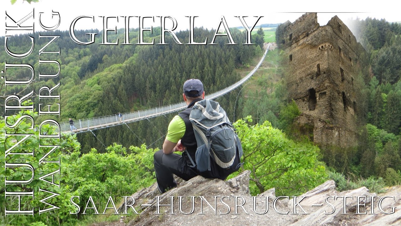 Wanderung im Hunsrück zur Geierlay und Burgruine Balduinseck