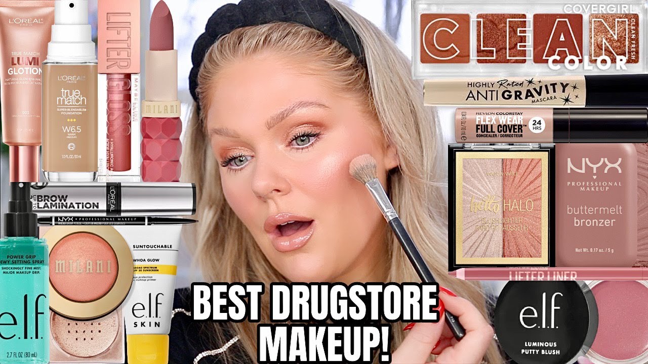 Full Face of DRUGSTORE Makeup That's *BETTER* Than HIGH END 😍 Best Drugstore Makeup 2024