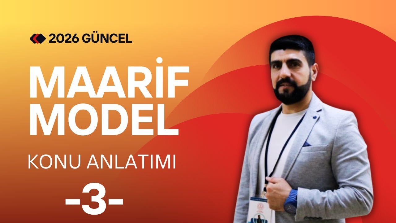 MAARİF MODELİ | KONU ANLATIMI SERİSİ-3 | MEB YENİ EĞİTİM VİZYONU | KARABULUT HOCA EKYS-AGS