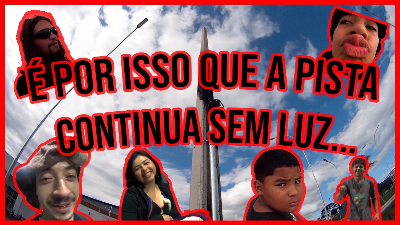a pista de skate novamente sem luz...
