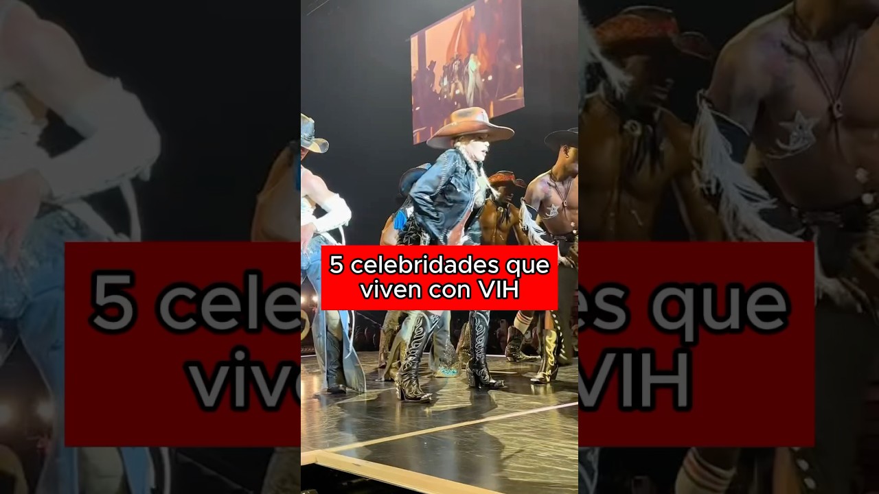 5 celebridades que viven con VIH