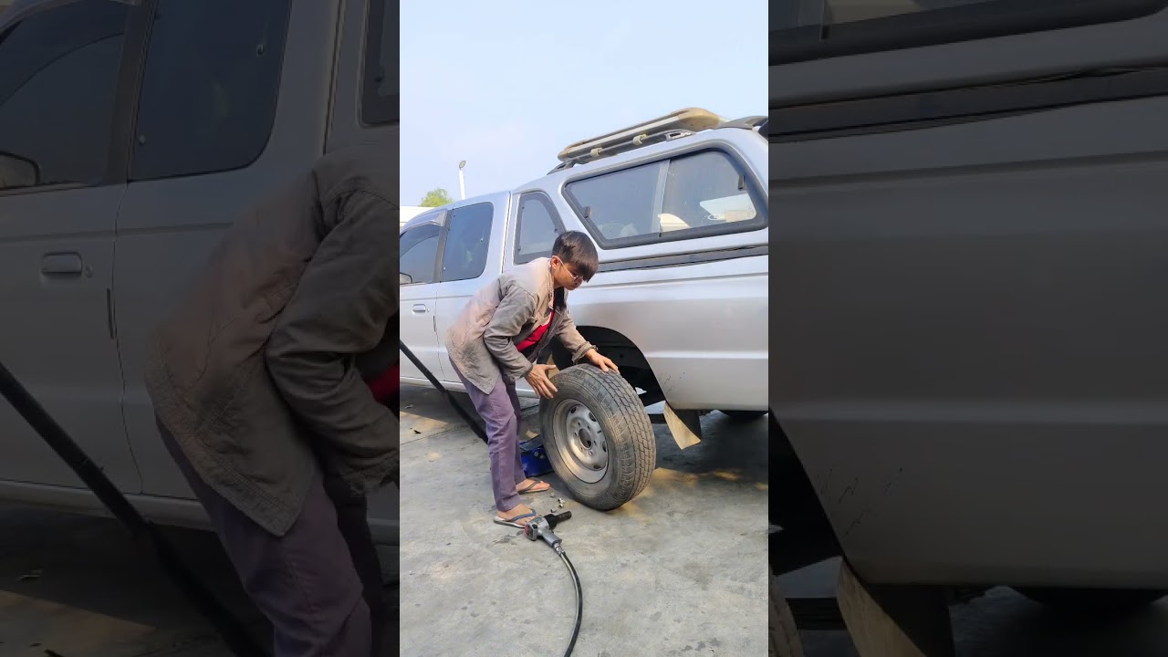 ปะยางให้อยู่ตลอดแบบถาวร#ปะยางรถยนต์ #ปะสตรีมร้อน