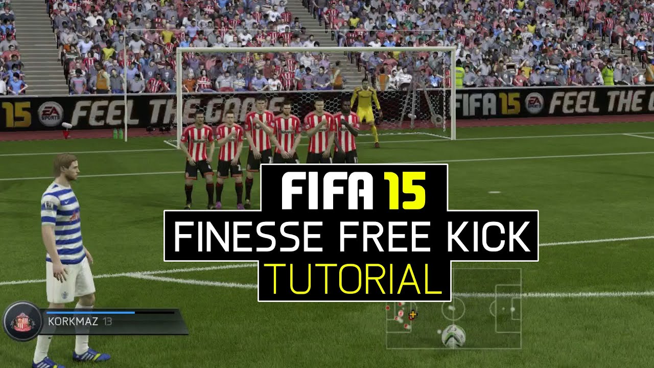 FIFA 15 Finesse Free Kick Tutorial