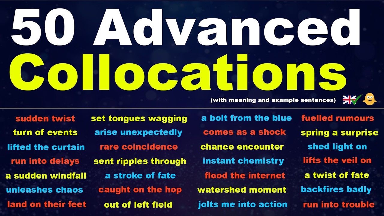 50 Advanced Collocations for Surprises & Unexpected Events - Speak English Like a Native