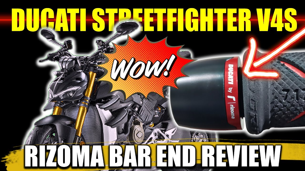 Rizoma Bar End Review on Ducati Streetfighter V4S (Extended Short)