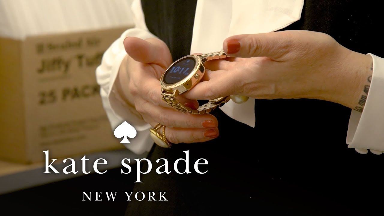 new smartwatch unboxing | february new arrivals | talking shop with tiffany | kate spade new york