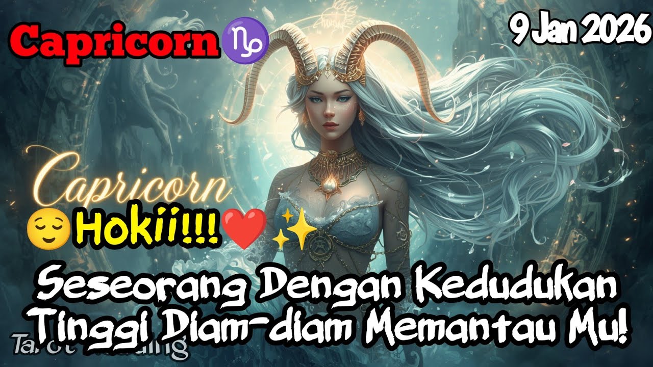 Capricorn♑ ❤✨Seseorang Dengan Kedudukan Tinggi Diam-diam Memantau Mu Hari Ini - Mata Zodiak
