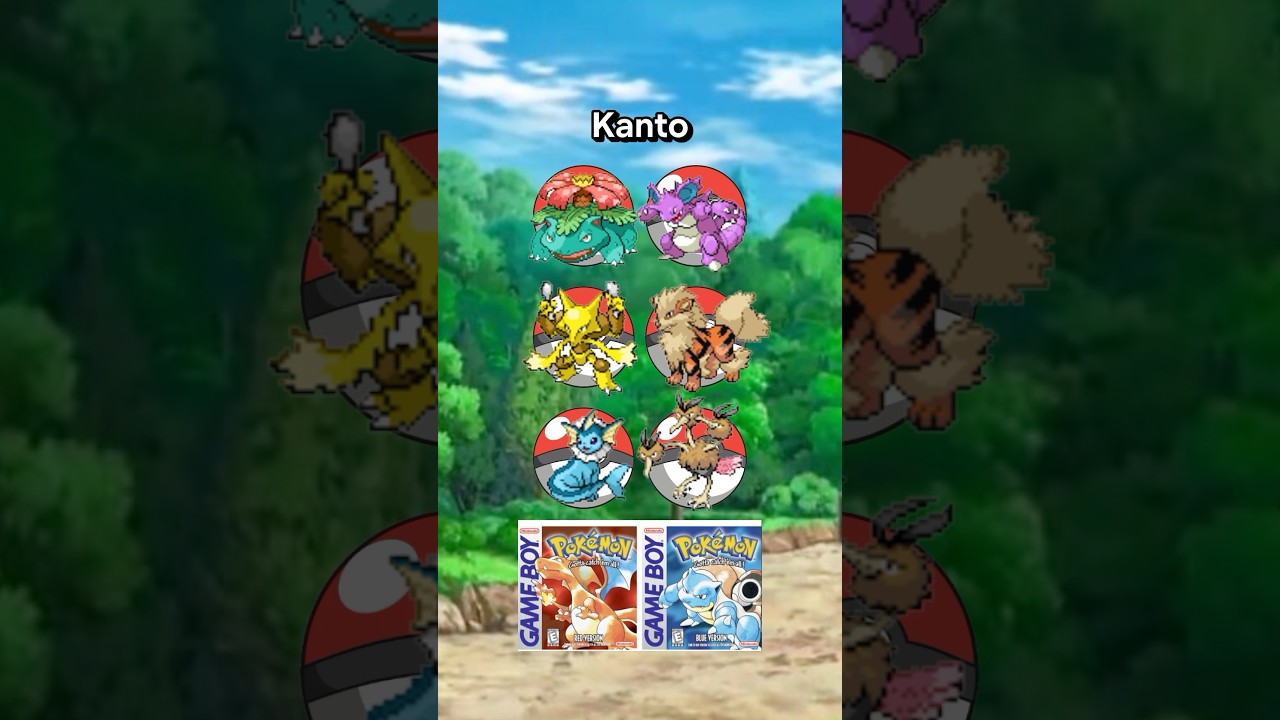 ЛУЧШАЯ команда покемонов в регионе/игре! Ладно, это просто мои любимые #покемон #лучшиепокемоны