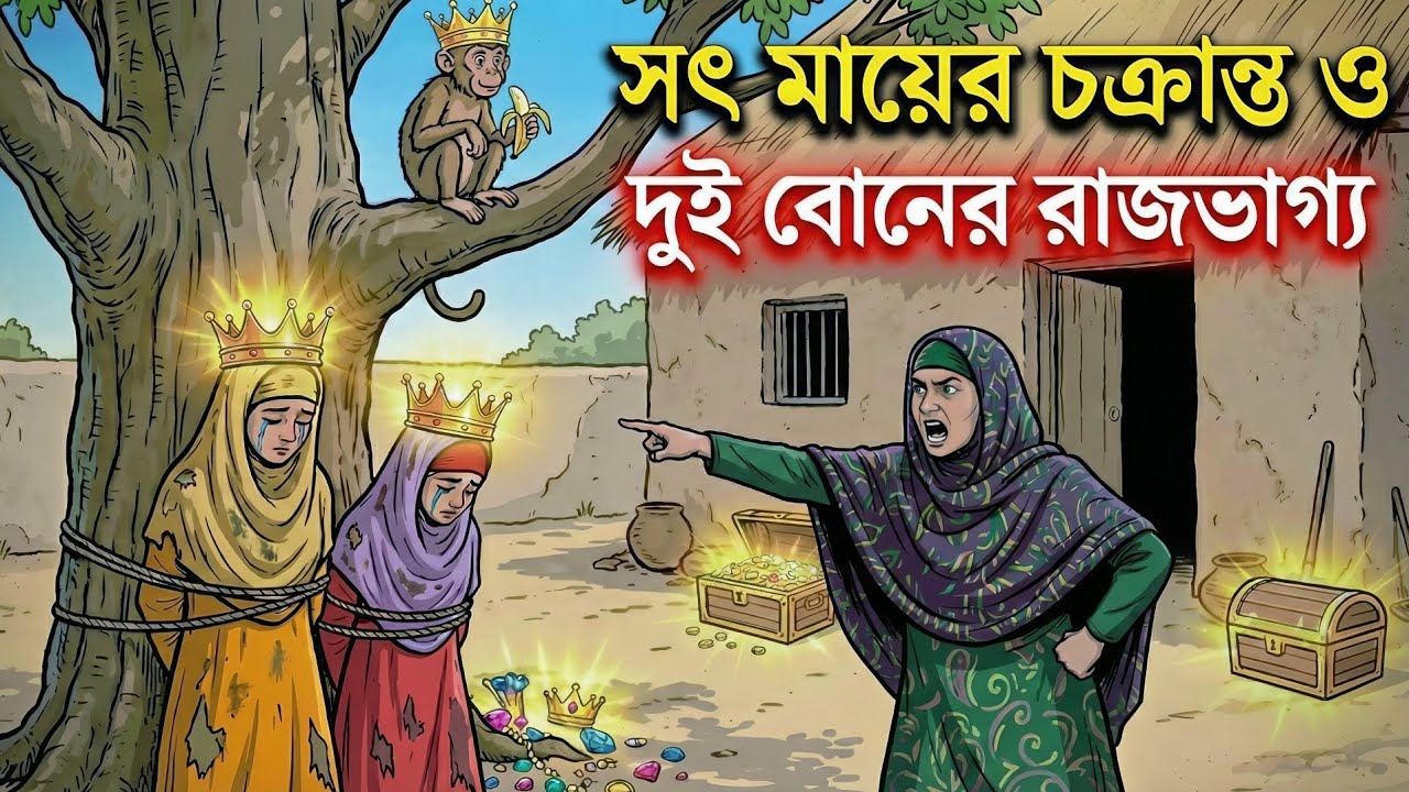 ​সৎ মায়ের কথায় বাবা যখন মেয়েদের বনে ফেলে দিল! 😭 | এক অবিশ্বাস্য শিক্ষনীও ইসলামিক গল্প #BanglaGolpo 