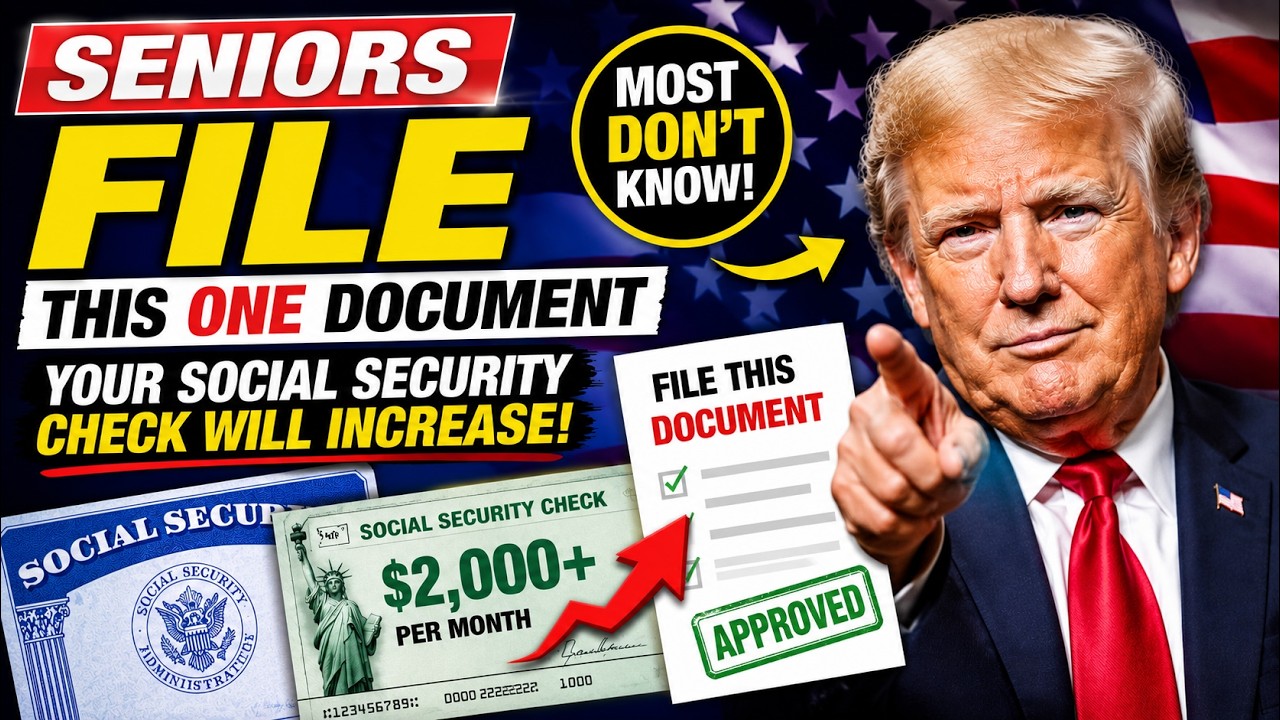 Seniors FILE This One Document &mdash; Your Social Security Check Will Increase Most Don't Know 1080p capt