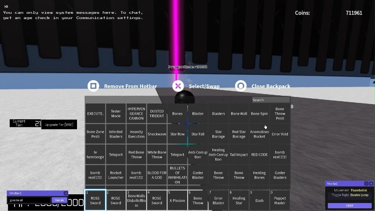 Snas Ops Showcasing Bonelist Gamepass via Admin cmds