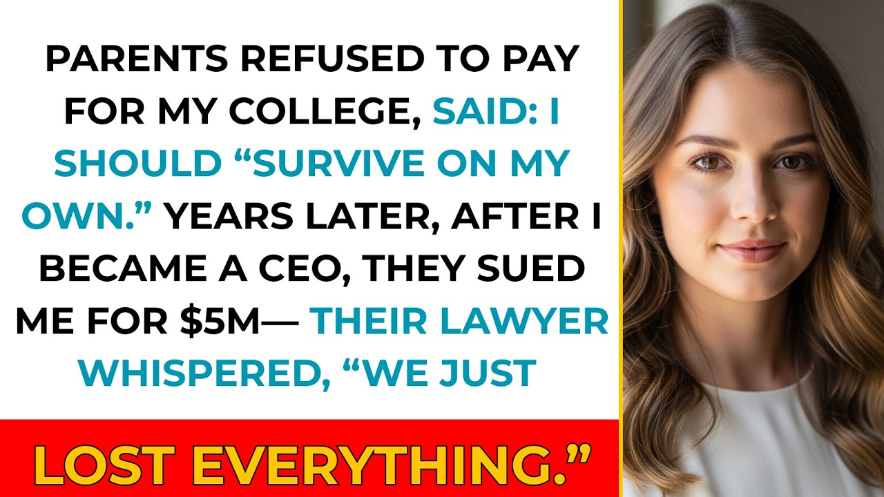 My Parents Said College Was Pointless - Now They are Suing Me For the $5 Million Earned