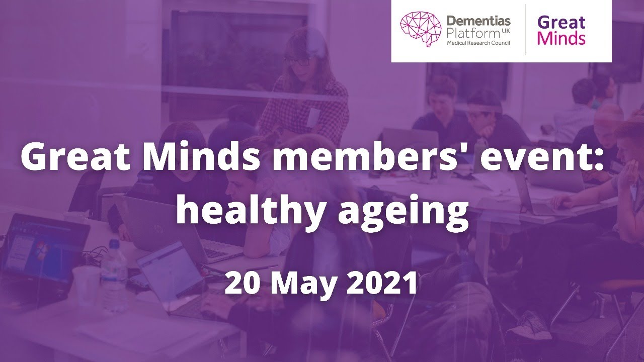 Great Minds members' event: healthy ageing