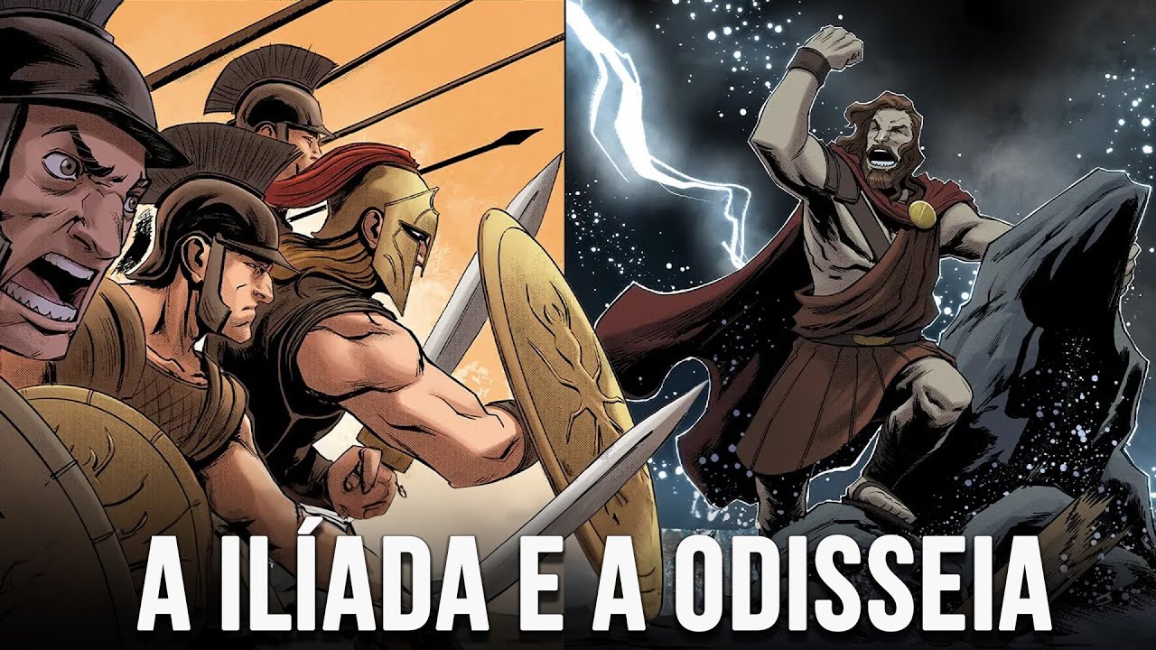 A ILÍADA e a ODISSEIA de Homero (COMPLETO) A História das MAIORES Aventuras ÉPICAS da Mitologia