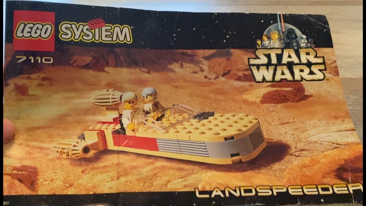 Lego 7110 Landspeeder (1999) - Just Building ASMR
