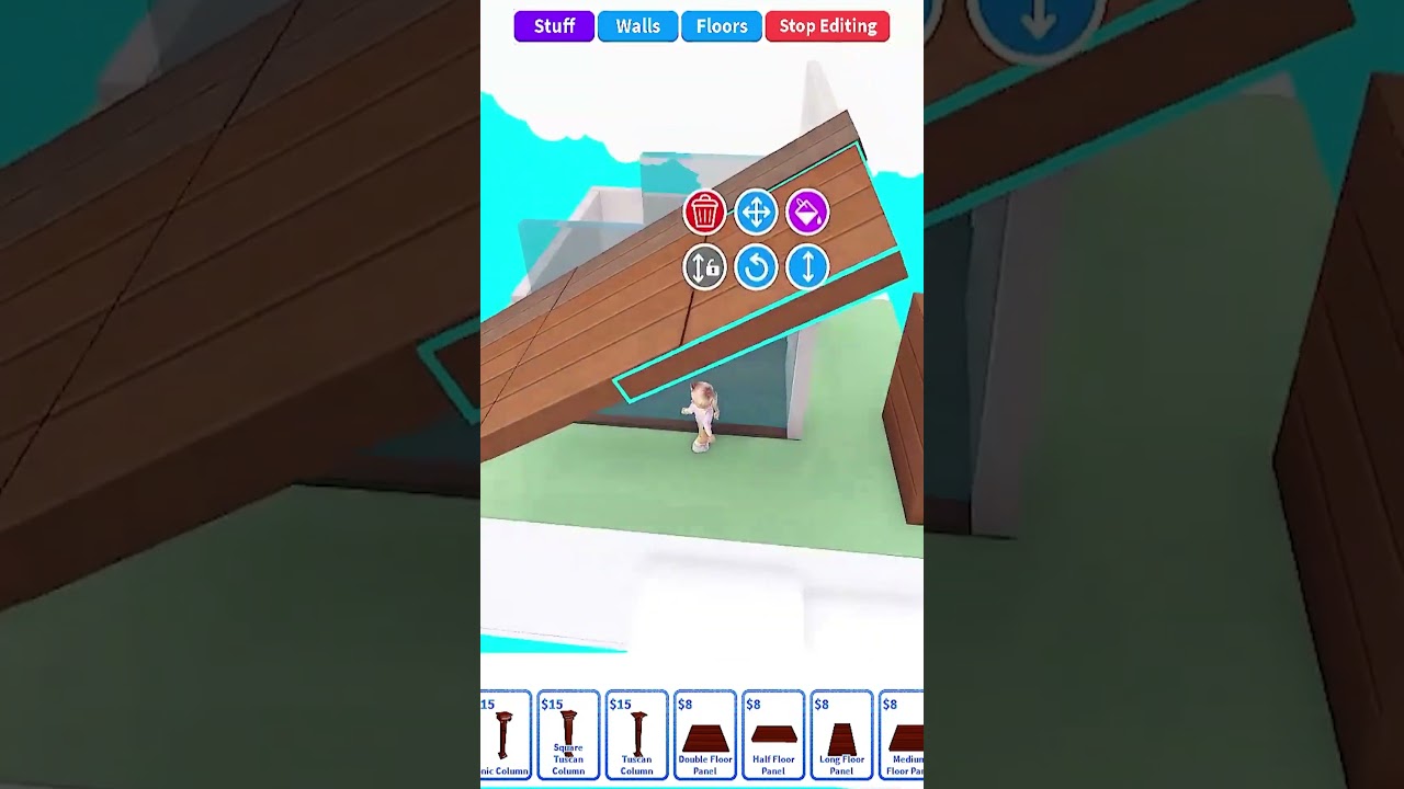 Roblox Adopt Me Shorts: Modern Cheap Glitch House Build 11
