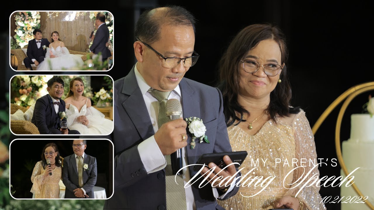My Parents’ Wedding Speech | A Message of Love and Blessing