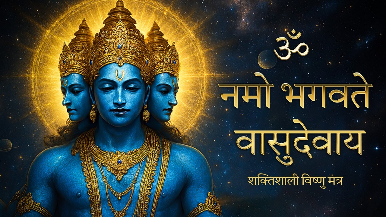 ॐ नमो भगवते वासुदेवाय मंत्र | Om Namo Bhagavate Vasudevaya | 48 Min Vishnu Mantra Chanting for Peace