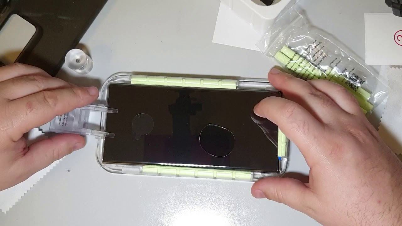 Samsung galaxy note 20 ultra panzerglas, folie de protecție, защита дисплея.  UV