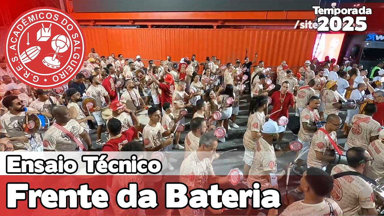 Salgueiro 2025 | Tamborim, Cuíca e Chocalho  - Ensaio Técnico |  Samba ao vivo #ET25