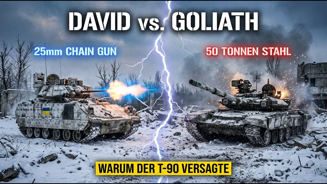 Bradley M2 vs  T 90M Wie eine 25mm Kanone Russlands besten Panzer zerst&ouml;rte