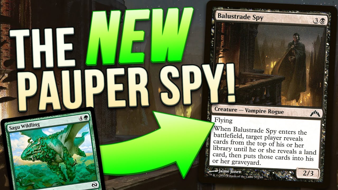 HOW MANY LANDS?! Pauper Balustrade Spy + Lotleth Giant Graveyard Combo | Magic: The Gathering MTG