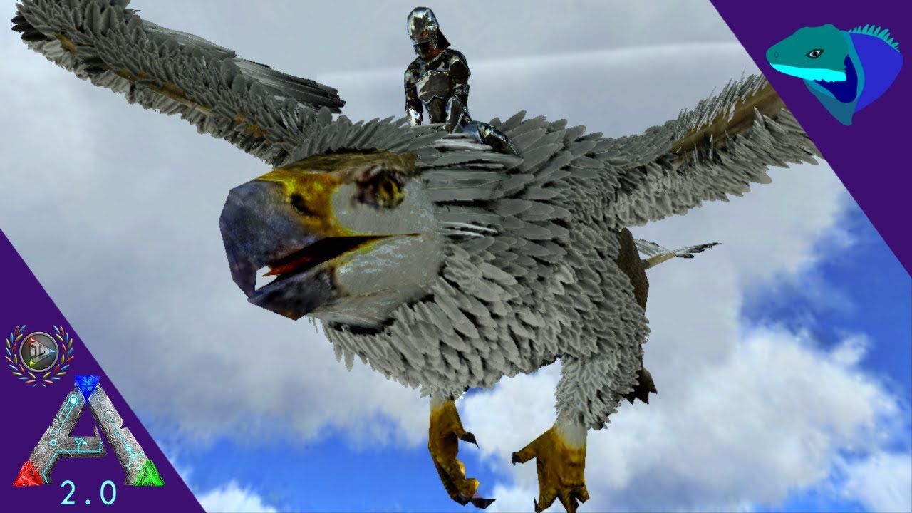 LEVEL TEN THOUSAND GRIFFIN! DIVING ON A TITAN! ARK: Mobile Extras