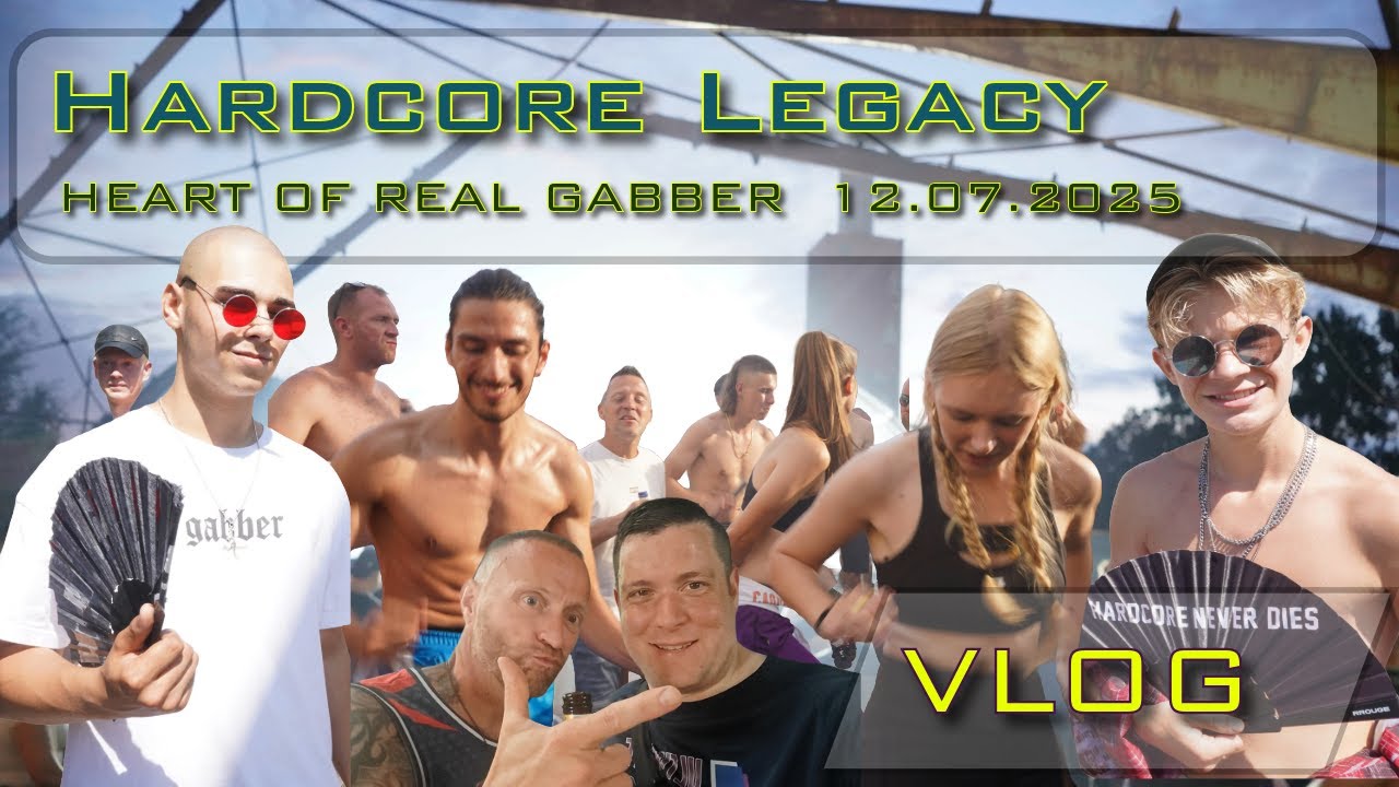 Dutch Underground Gabber Vlog ☀️ Legacy Hardcore Outdoor in Alkmaar 12.07.2025