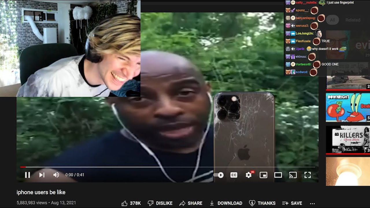 xQc Can't Stop Laughing at iPhone users be like