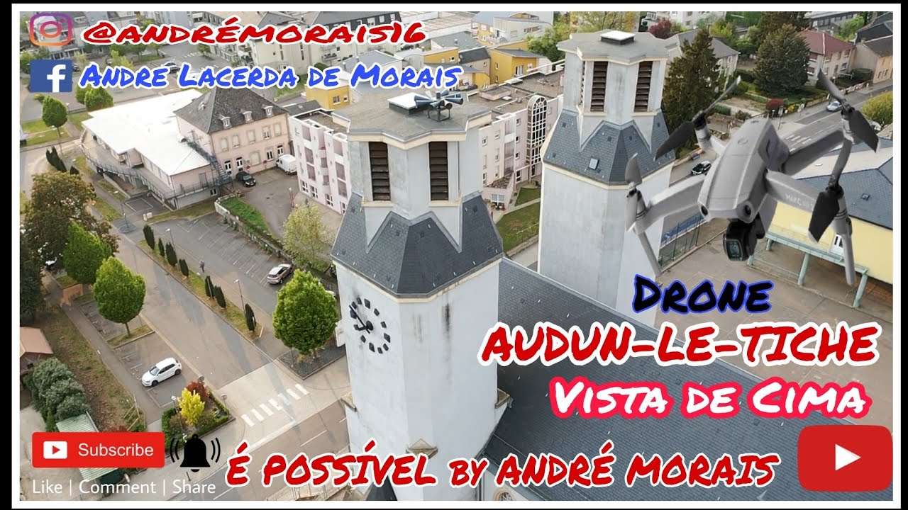 Drone DJI MAVIC PRO 2-Audun-le-tiche vista de cima