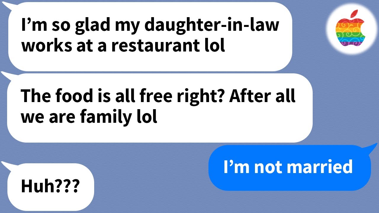 【Apple】 My ex-MIL forced her way into my restaurant for free food