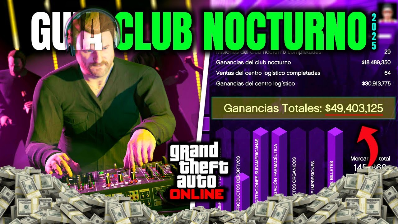 Guía COMPLETA del CLUB NOCTURNO 2025 | Caja Fuerte, Fama, Centro Logístico & Más | GTA Online