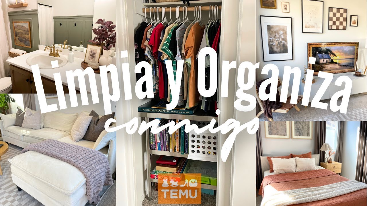 RUTINA DE LIMPIEZA Y ORGANIZACIÓN DE OTOÑO🤎✨CON TEMU