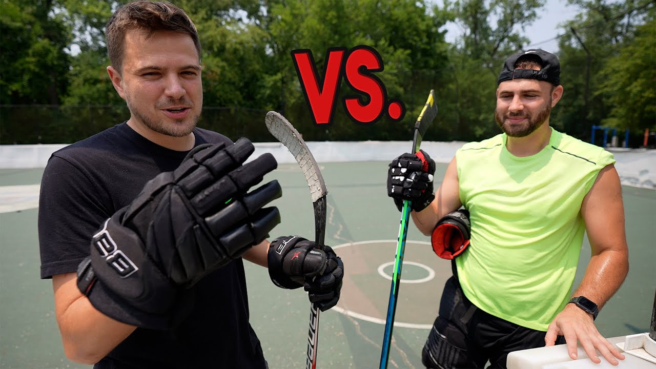 NASHER VS. BRYAN *1V1 HOCKEY GAME*