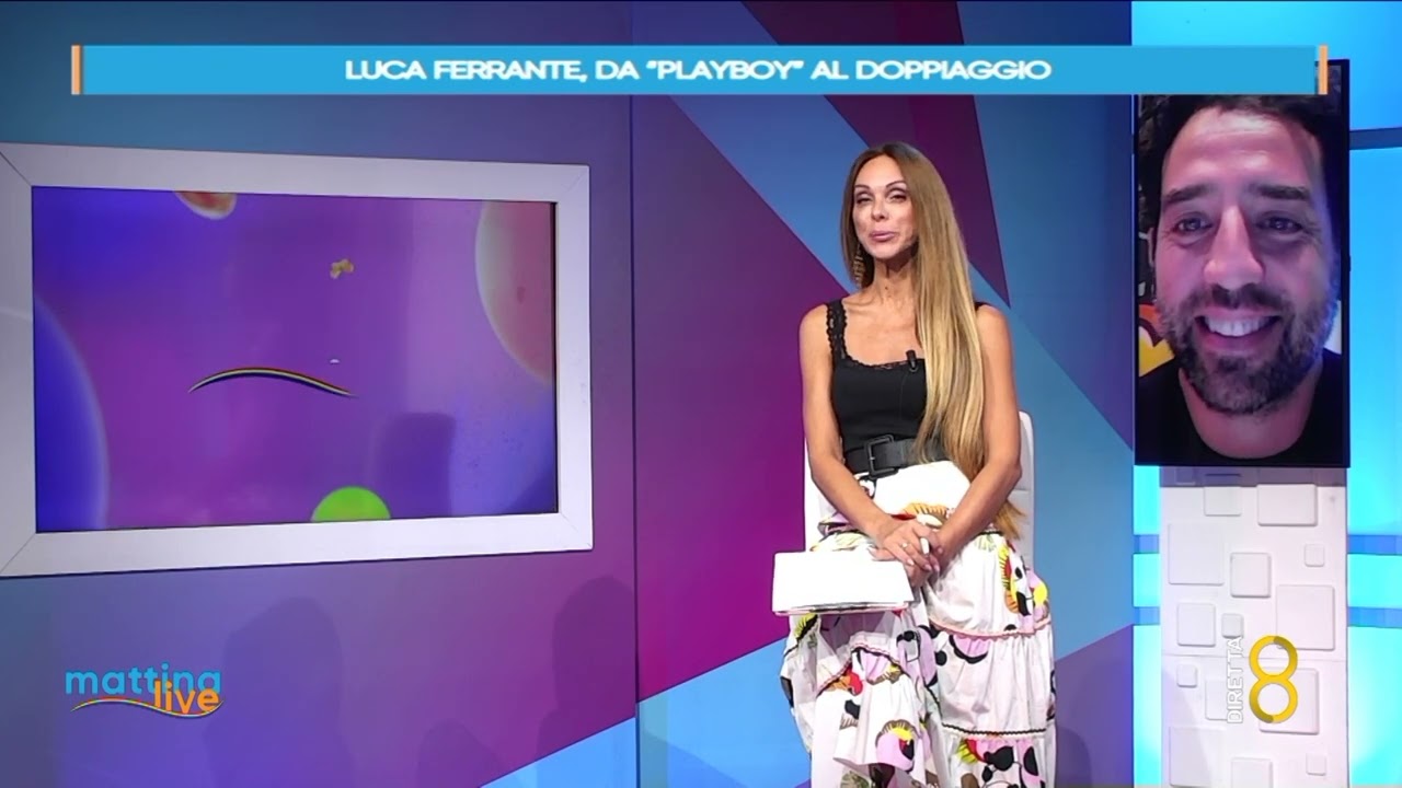 Luca Ferrante, da "Playboy" al doppiaggio - MattinaLive 24/10/2022