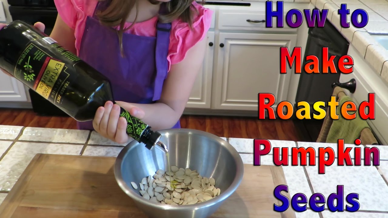 How to Roast Pumpkin Seeds - Kids Can Cook!