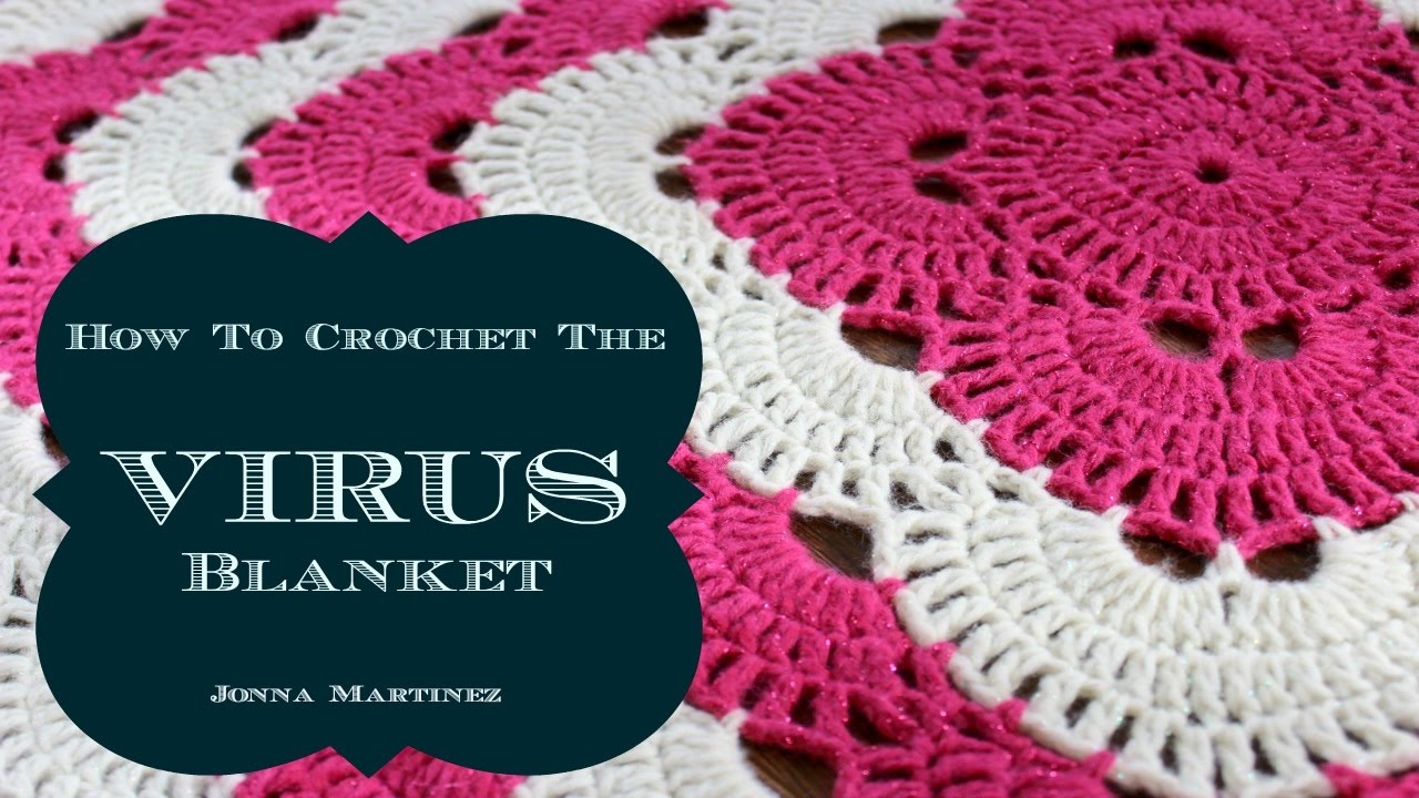 Virus Blanket | How to crochet a virus blanket | German shells/ virus blanket